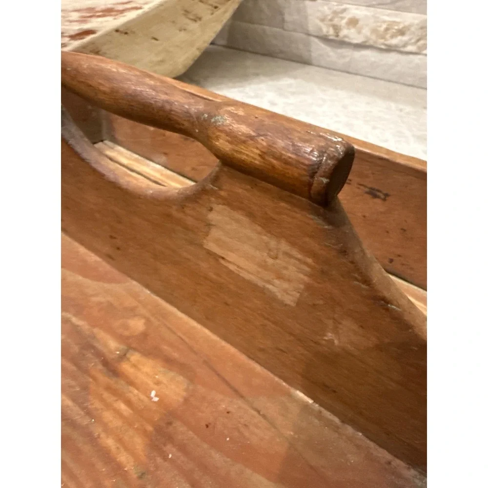 Primitive Wooden Caddy or Tote‎